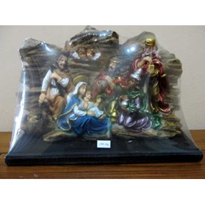 patung rangkaian natal ( 29 cm x 13 cm x 20 cm)