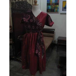 dress batik kombinasi 6