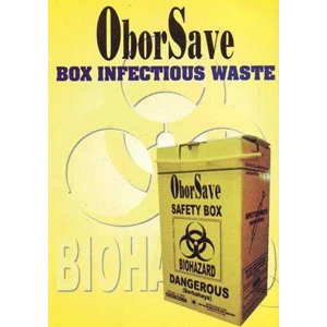 obor save disposable box infectious waste