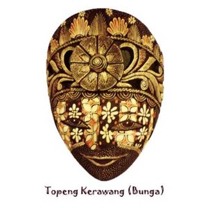 topeng kerawang bunga