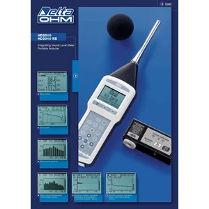 hd 2010integrating sound level meter - portable analyzer, merk : deltaohm
