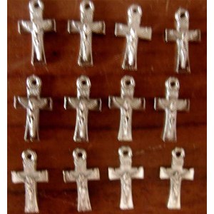 medali salib persegi ( 1 cm )