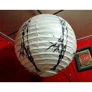 lampion bola motif bambu