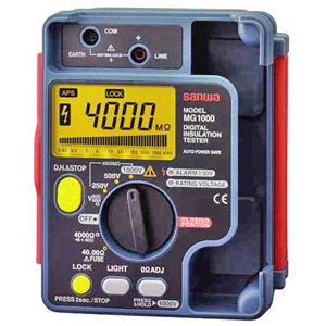 sanwa mg1000 digital insulation resistance meter