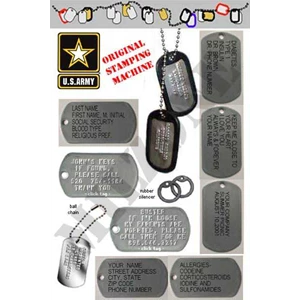 dog tags - original u.s. military