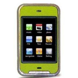 4gb touch screen personal media player (green)