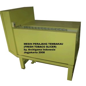 mesin perajang tembakau pasca panen(fresh tobaco slicer)