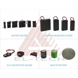 battery & holder