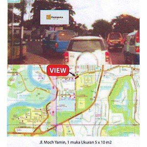 billboard 5 x 10m 1 muka, jl. moch yamin - tangerang