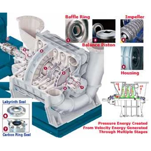 multistage blower for high capacity application