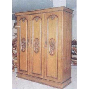 almari ukir rose pintu3
