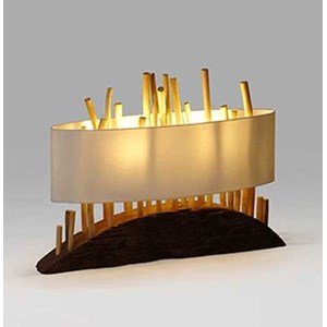 standing rustic table lamp