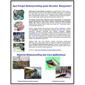fungsi waterproofing pada struktur bangunan