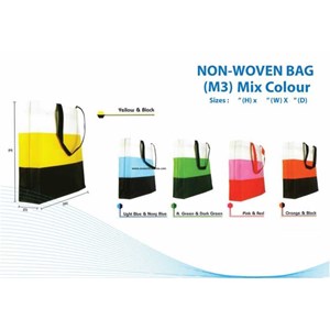 non woven bag mix color so3