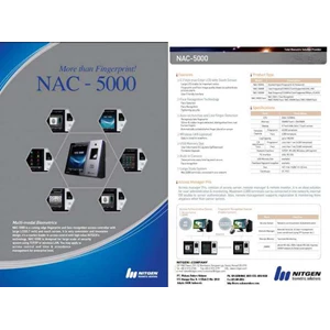 fingerprint access control + time attendance nitgen nac 5000