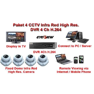 paket cctv 4 kamera infra red high resolusi effio-e 750 tvl hard disk 1 tb original made in taiwan-3