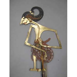 arjuna - wayang kulit shadow puppets bmar