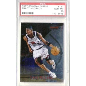 tracy mcgrady rc bowman bes 1997-98t psa 10