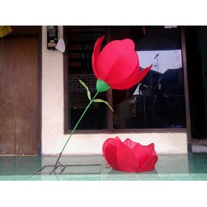 lampion bunga tulip