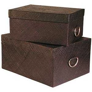 pandan boxes, pandanus grass craft indonesia
