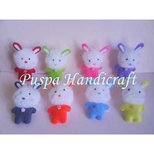 pompom flanel kelinci