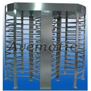 full height turnstile two access way with hat