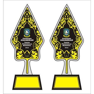 plakat trophy piala award fiber aclyric acrilik akrilik kristal timah logam grafir laser engraving perlombaan kejuaraan pospeda poprov pekan olahraga daerah pekan olahraga provinsi propinsi penghargaan souvenir hadiah promosi masa bakti masa kerja