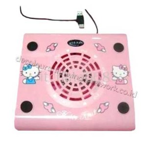 cooling pad hello kitty 1 fan