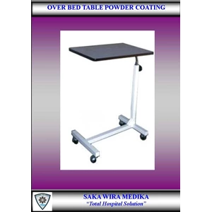 over bed table pc powder coating