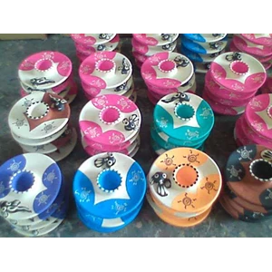 tempat lilin bulat