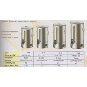 cylinder water boiler