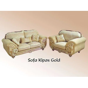 sofa kipas gold