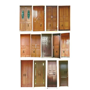 pintu panel kayu jati