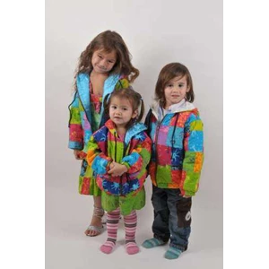 jaket batik sambungan anak-anak