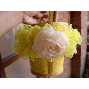 flower girl basket accessories ( hiasan keranjang hantaran)