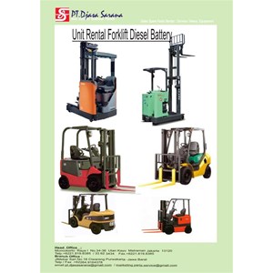 rental forklift, sewa forklift diesel and electric