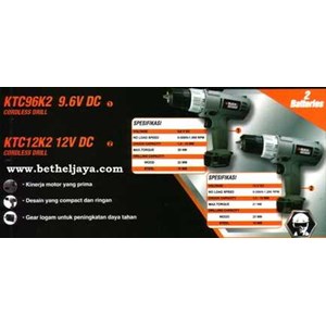 cordless drill ktc96k2 dc & ktc12k2 dc black & decker
