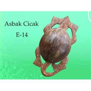 asbak cicak natural air brush+ tls