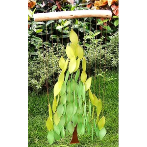 bali driftwood glass wind chime