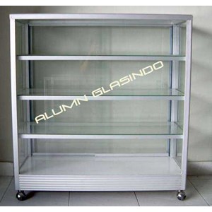 etalase stationery ukuran 100cm