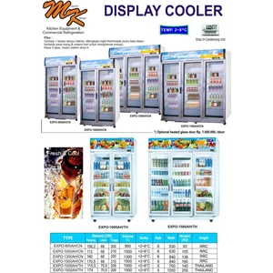 mulkitchen display cooler + 2~ + 8° c 2/ 3 pintu
