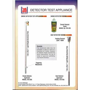 smoke detector tester smoke checker heat detector tester www.elje4firesafety.com; email : elje@ centrin.net.id; hub tel : + 62.21.5330430; 53671197; jakart