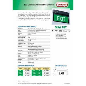 emergency exit light rechargeable