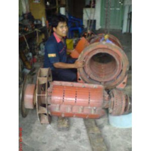rewinding motor / repairing / rekondisi / gulung ulang / service elektro motor / dynamo / transformator / generator ac / dc 1 / 3 phase dll