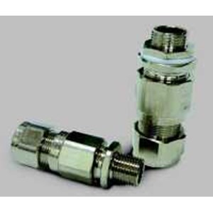 nickle plated brass gland - ip66, metric thread
