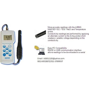 mi306 conductivity / tds / nacl / temperature martini instruments professional portable meter, hp: 081380328072, email : k00011100@ yahoo.com