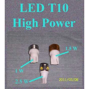 led t10 - 1 w, 1.5w, dan 2.5 w