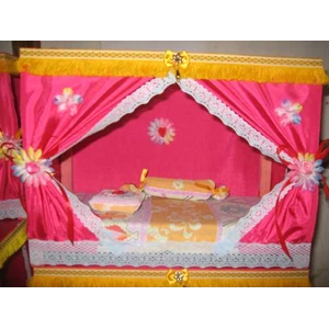 tempat tidur kelambu barbie