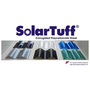 solartuff corrugated solid polycarbonate sheet