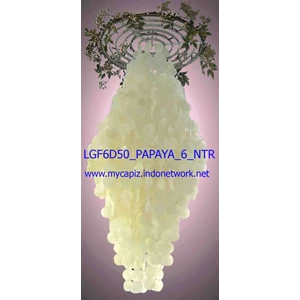 capiz lamp chandelier